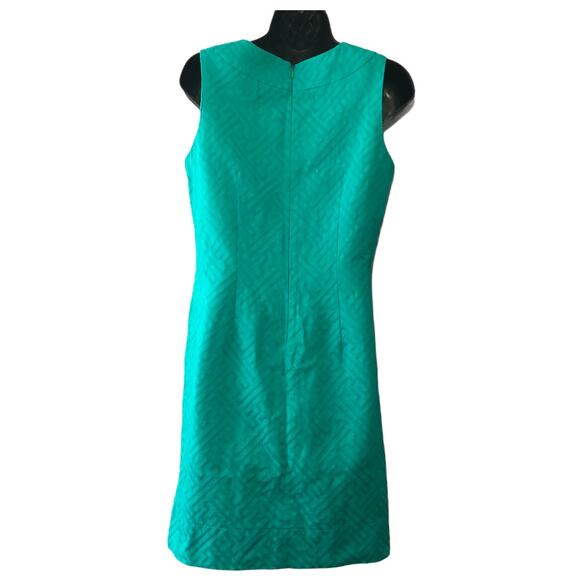Taylor Women's Green Sleeveless Sheath Dress 6 - Picture 4 of 7